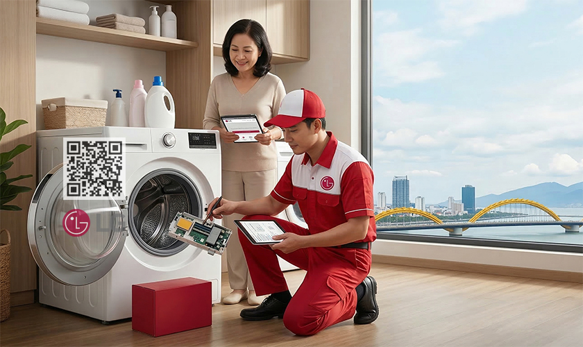 Sửa máy giặt LG tại Đà Nẵng | Chính hãng, Uy tín số #1 4 Quy trình sửa chữa chuyên nghiệp tại Trạm bảo hành LG Việt Nam
