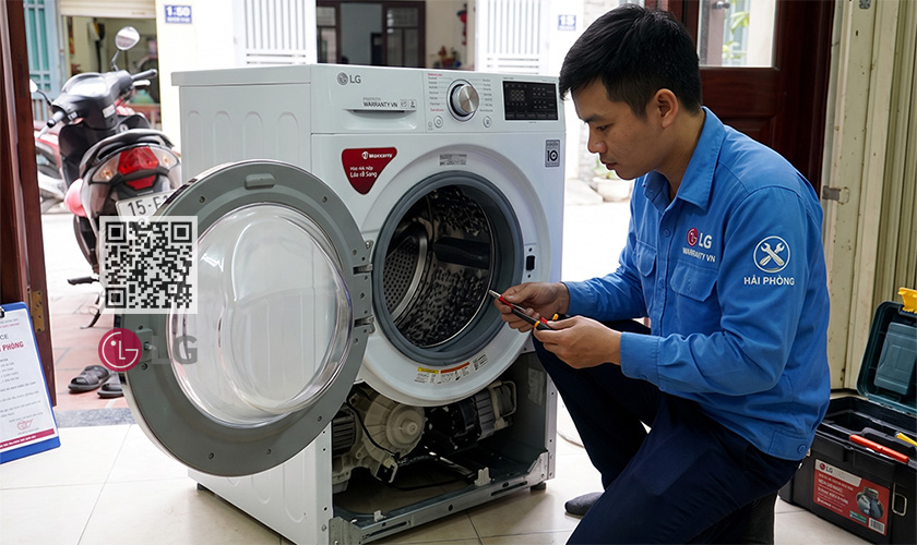Sửa máy giặt LG tại Hải Phòng | Đơn vị chính hãng số #1 4 Kỹ thuật viên sửa máy giặt LG tại Hải Phòng của LG Warranty VN